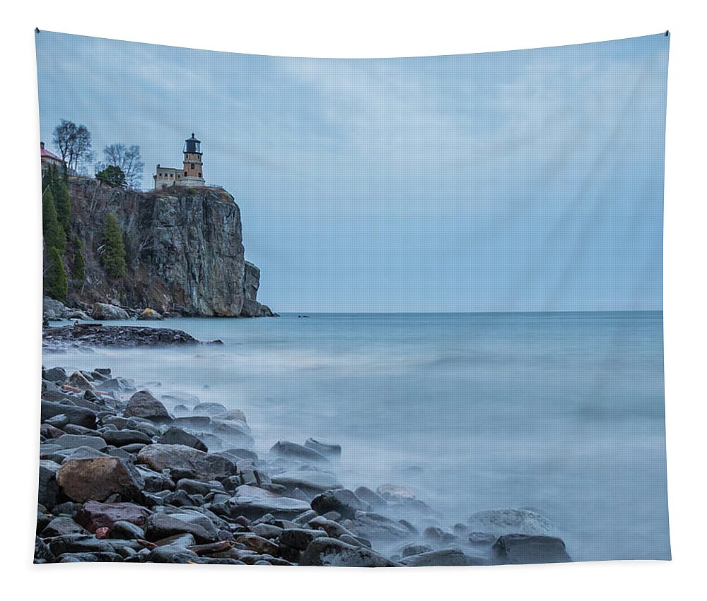 Lee Big Stopper Tapestry featuring the photograph Ten Seconds at Split Rock by Joe Kopp