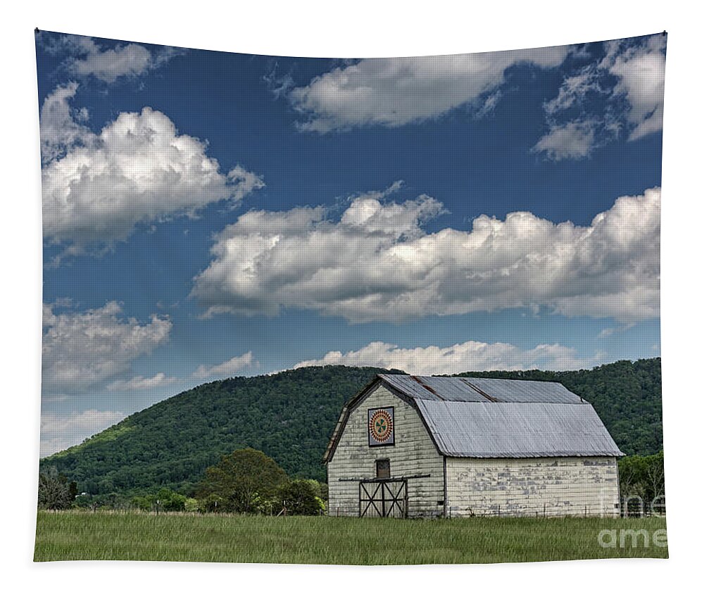 Barn Tapestry featuring the photograph Tennessee Barn Quilt by Nicki McManus