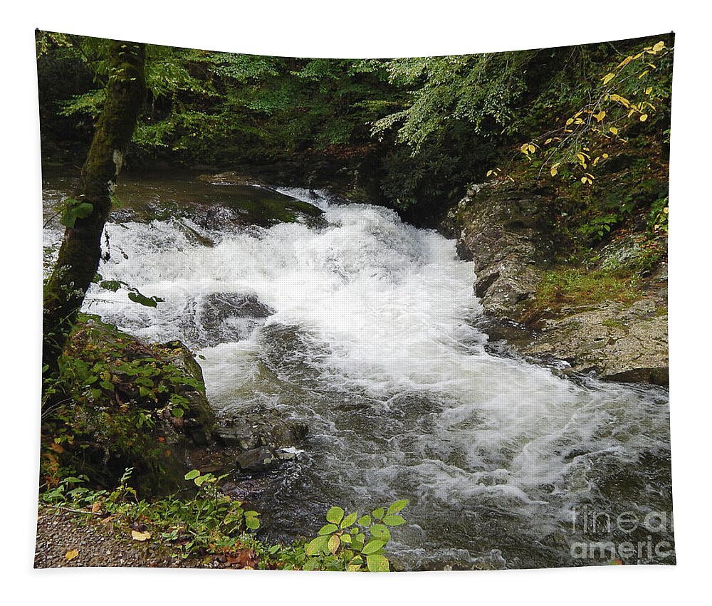 River Tapestry featuring the digital art Tennessee River by Phil Perkins