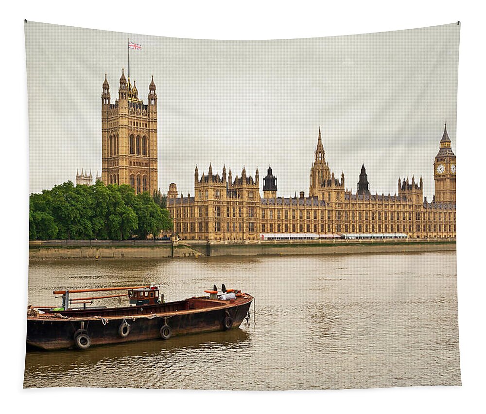 River Tapestry featuring the photograph Thames by Keith Armstrong