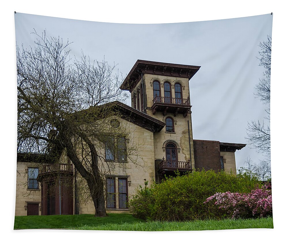 Anchorage Tapestry featuring the photograph The Anchorage - Putnam Villa by Holden The Moment