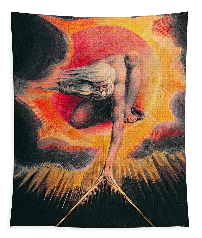 The Tapestry featuring the painting The Ancient of Days by William Blake