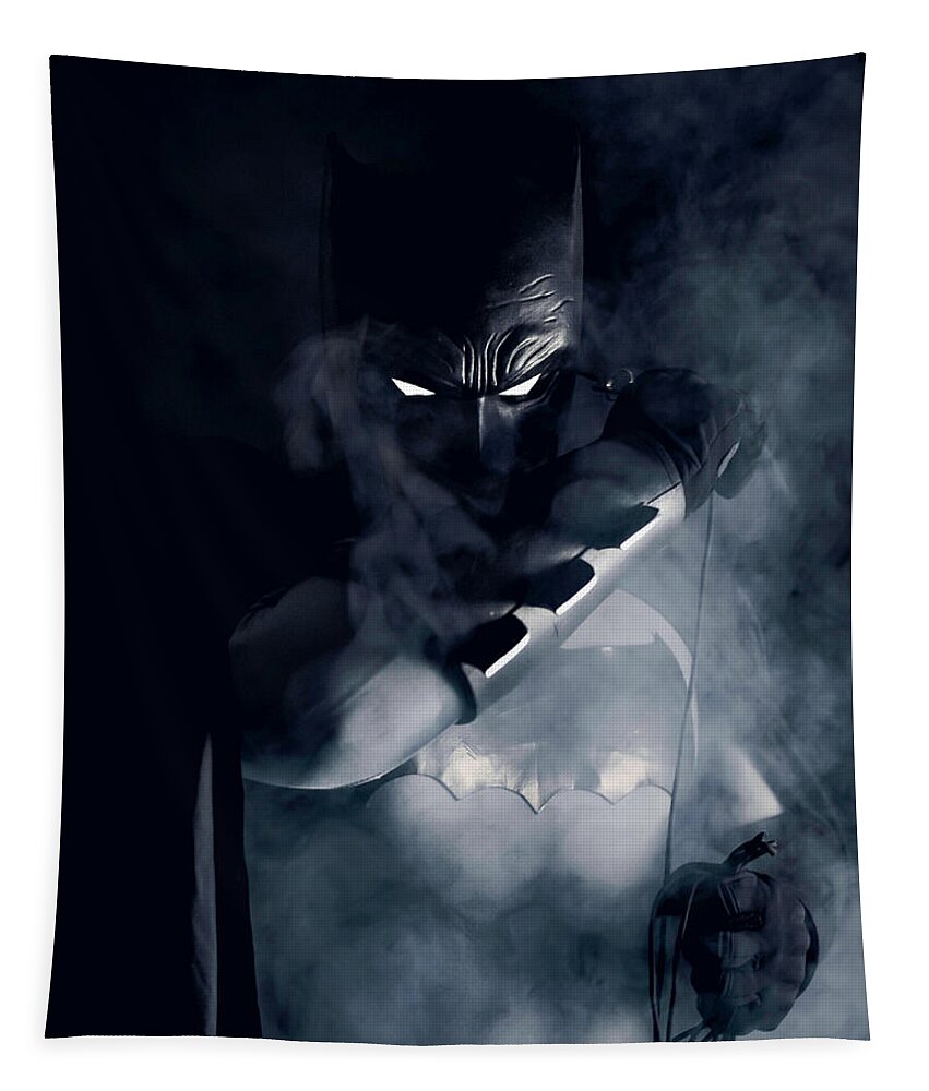Batman Tapestry featuring the photograph The Batman by Joe Torres