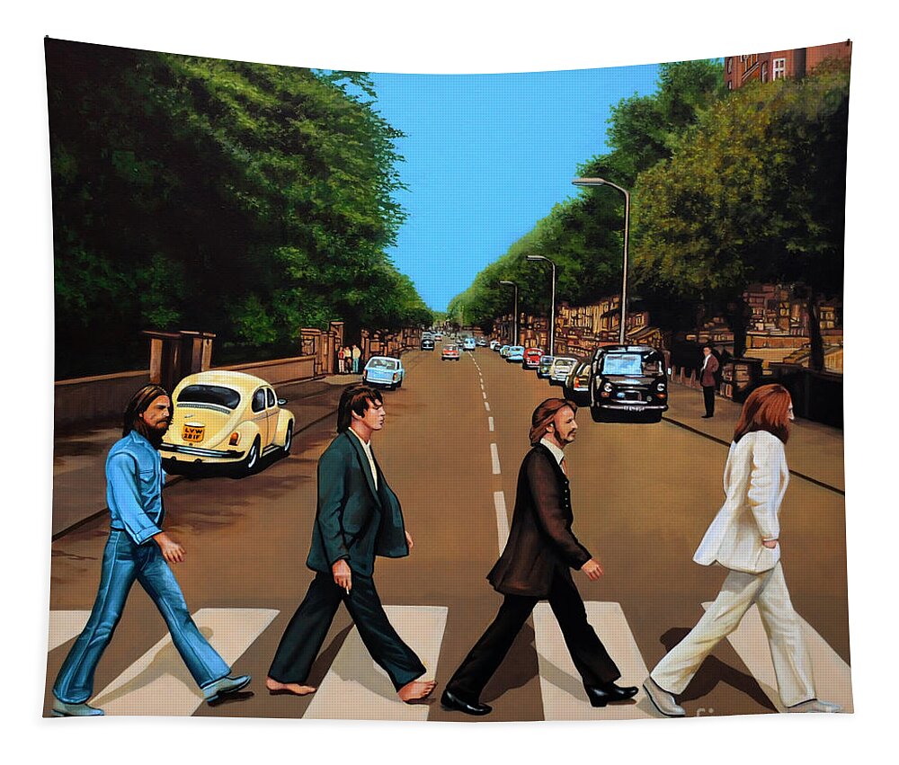The Beatles Abbey Road Tapestry by Paul Meijering - Fine Art America