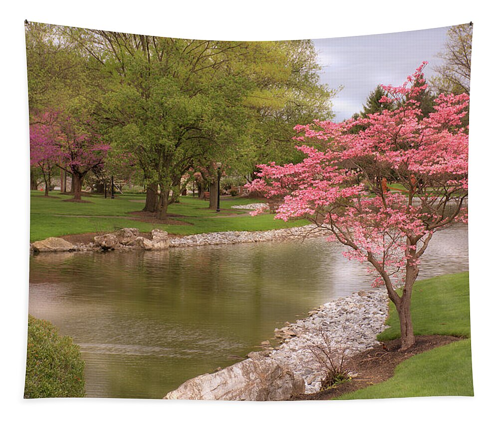 Spring Tapestry featuring the photograph The Beauty of Spring by Angie Tirado