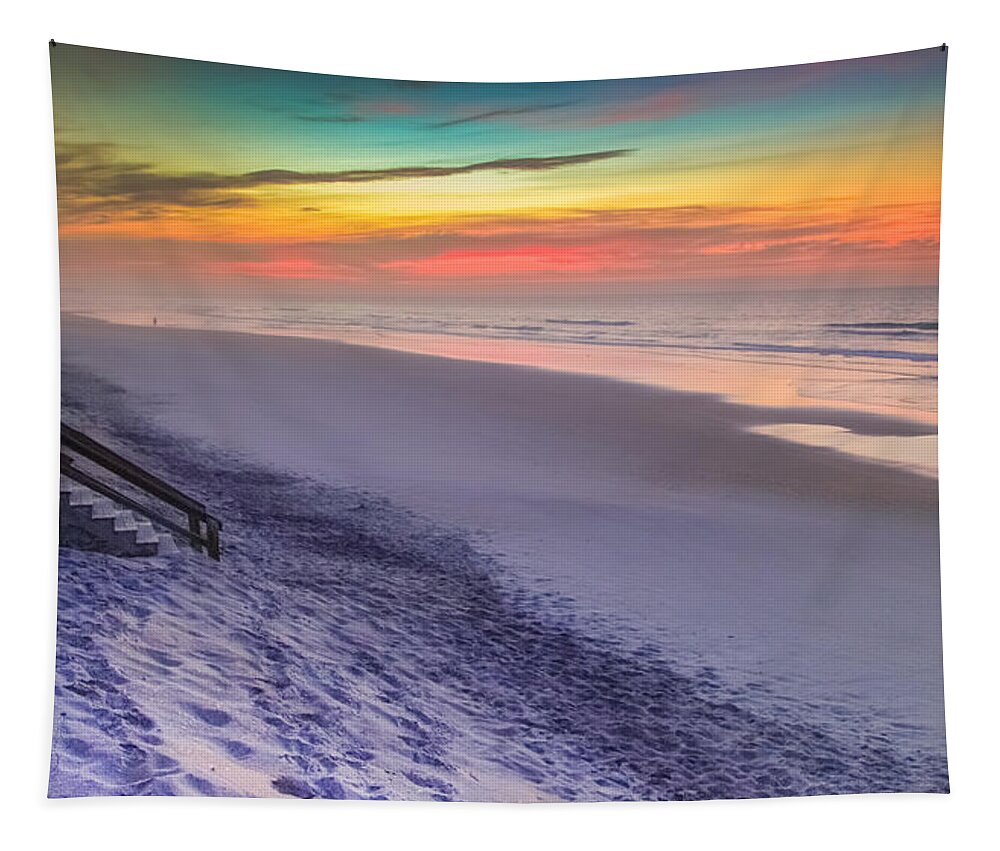 Topsail Island Tapestry featuring the photograph THE BEAUTY of TOPSAIL ISLAND by Karen Wiles