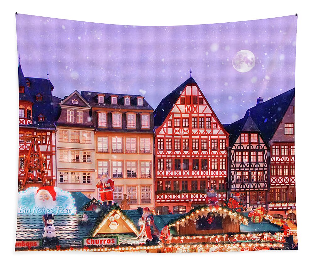 Frankfurt Tapestry featuring the photograph The Christmas Spirit by Iryna Goodall