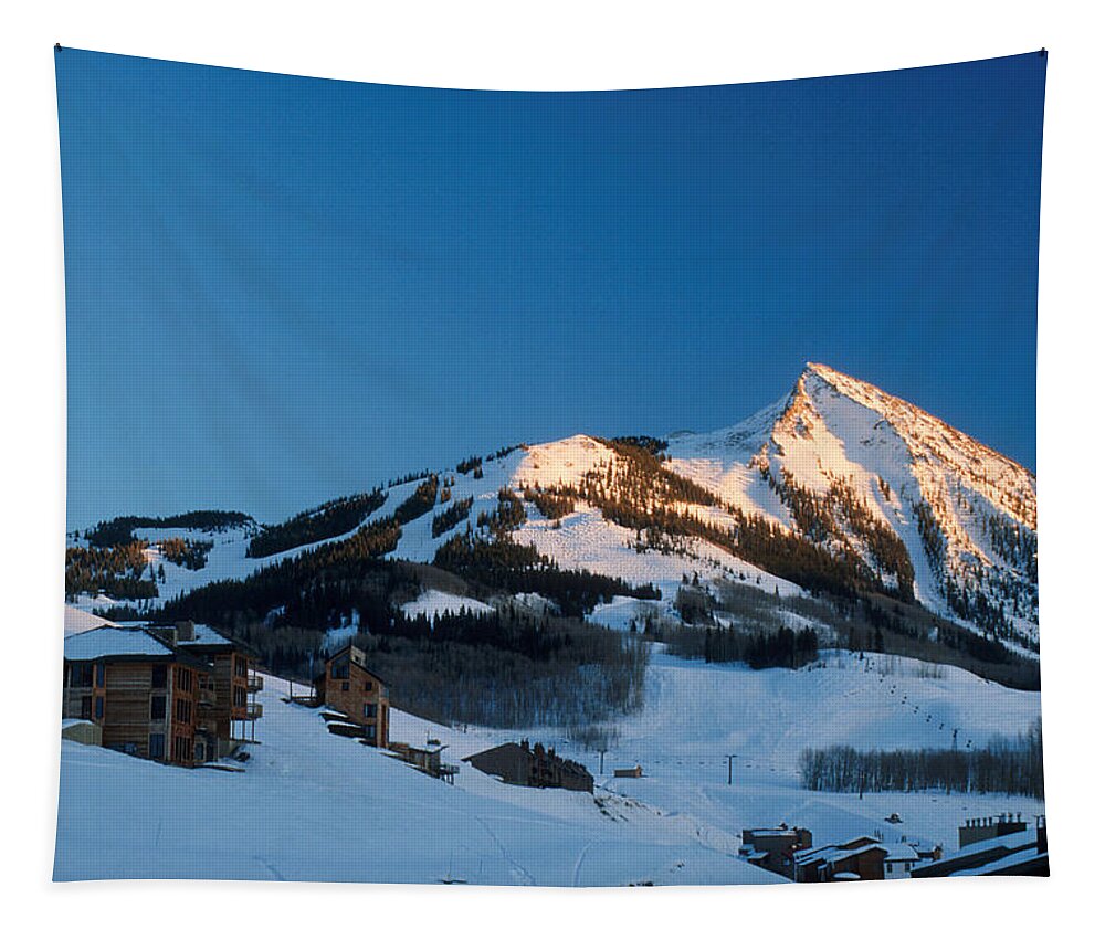 Crested Butte Tapestry featuring the photograph The Crested Butte by Jerry McElroy