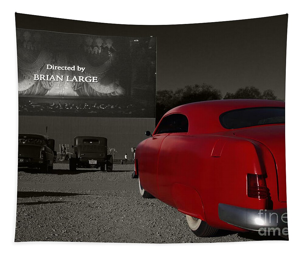 Transportation Tapestry featuring the photograph The Drive-In by Dennis Hedberg