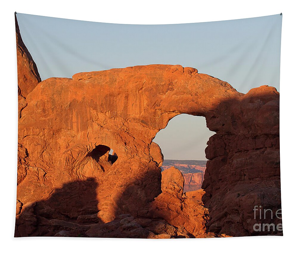 Utah Landscape Tapestry featuring the photograph The Elephant's Trunk by Jim Garrison