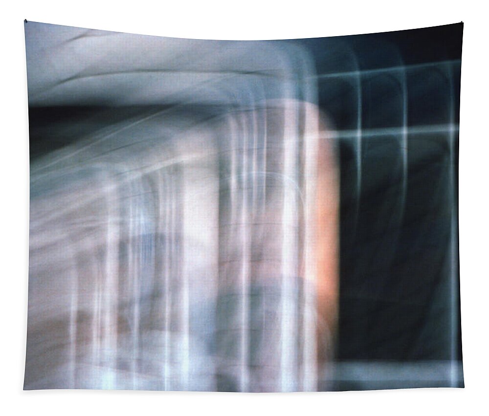 Abstract Tapestry featuring the photograph The Force of an Idea by Steven Huszar