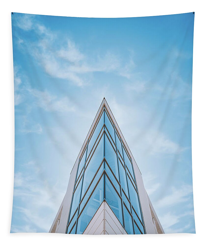 Architecture Tapestry featuring the photograph The Glass Tower on Downer Avenue by Scott Norris