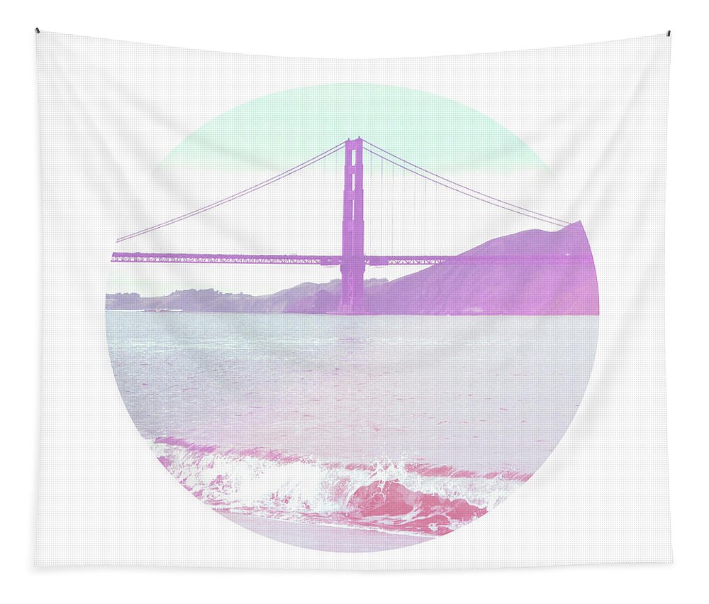Golden Gate Bridge Tapestry featuring the photograph The Golden Gate- Art by Linda Woods by Linda Woods