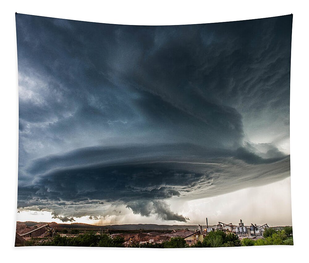 Storms Tapestry featuring the photograph The Invasion by Marcus Hustedde