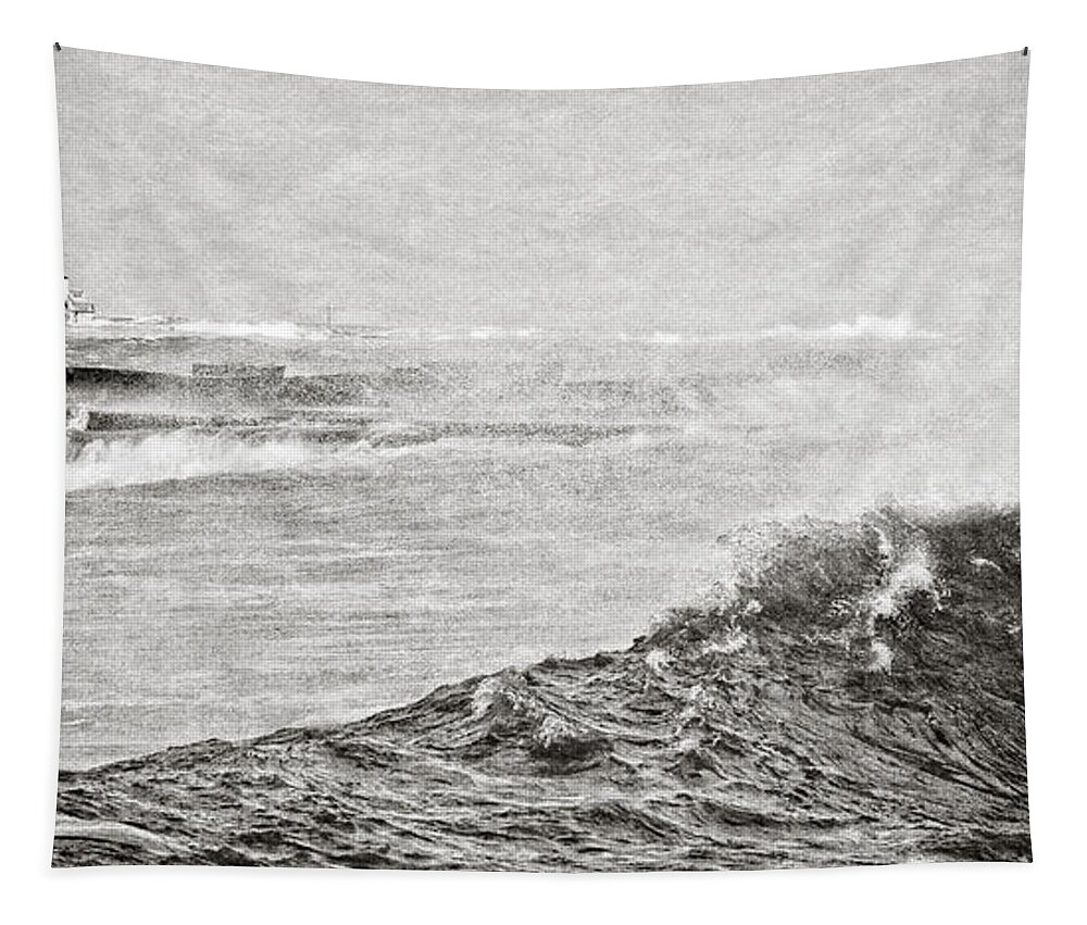 Lighthouse Tapestry featuring the photograph The Lighthouse by Everet Regal