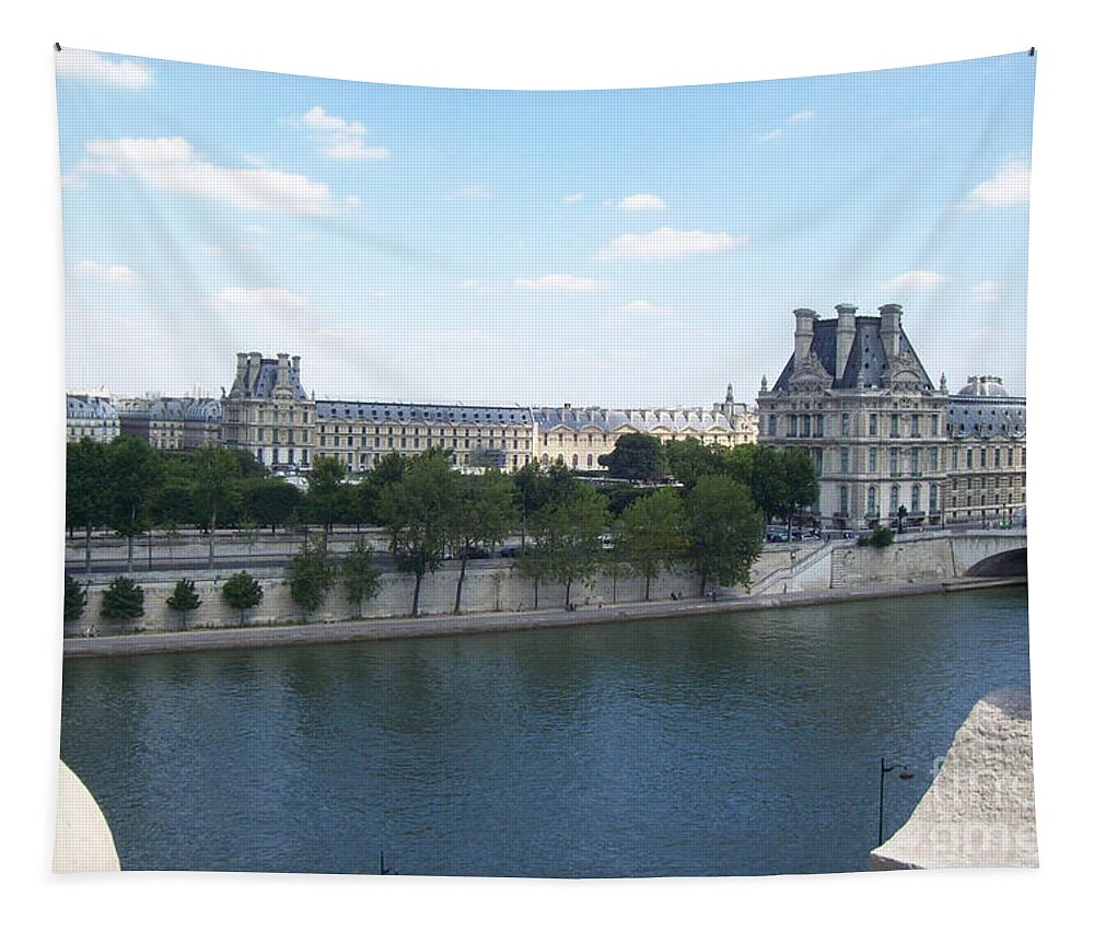 Human Tapestry featuring the photograph The Louvre by Mary Mikawoz