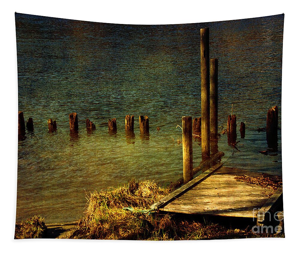 Festblues Tapestry featuring the photograph The Magic Hour.. by Nina Stavlund