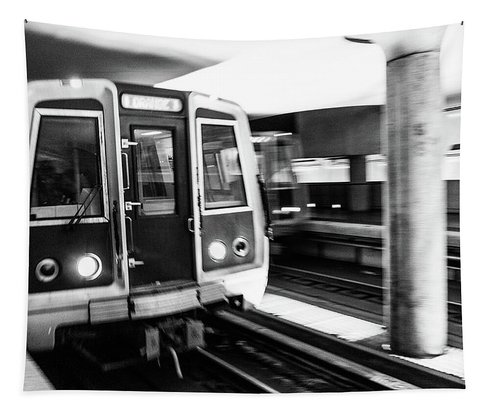 Metro Tapestry featuring the photograph The Metro by SR Green