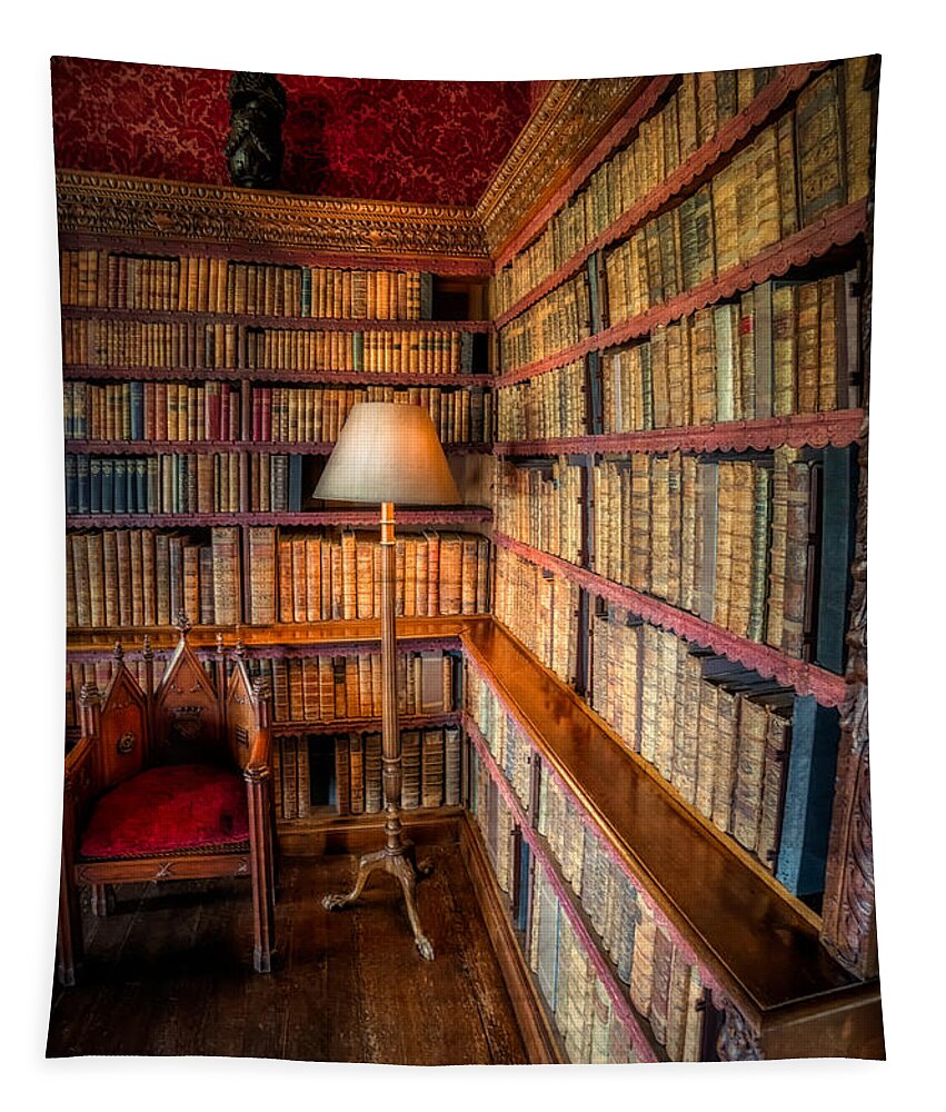Library Tapestry featuring the photograph The Old Library by Adrian Evans