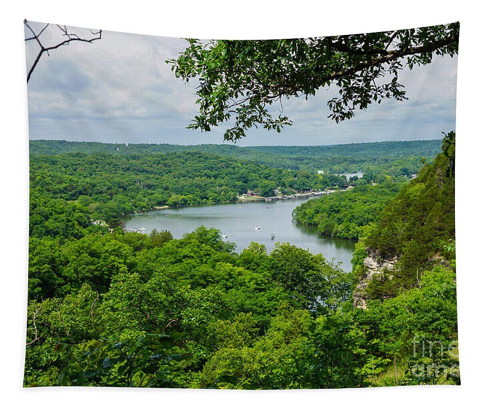 America Tapestry featuring the photograph The Ozarks by Jennifer White