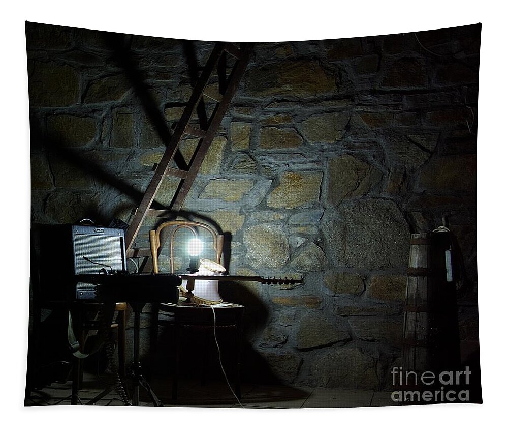 Music Tapestry featuring the photograph The Perfect Place for Music by Amalia Suruceanu