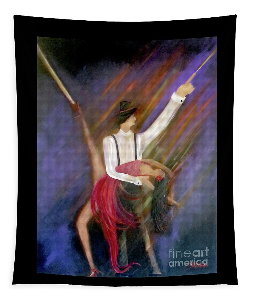 Dance Tapestry featuring the painting The Power Of Dance by Artist Linda Marie