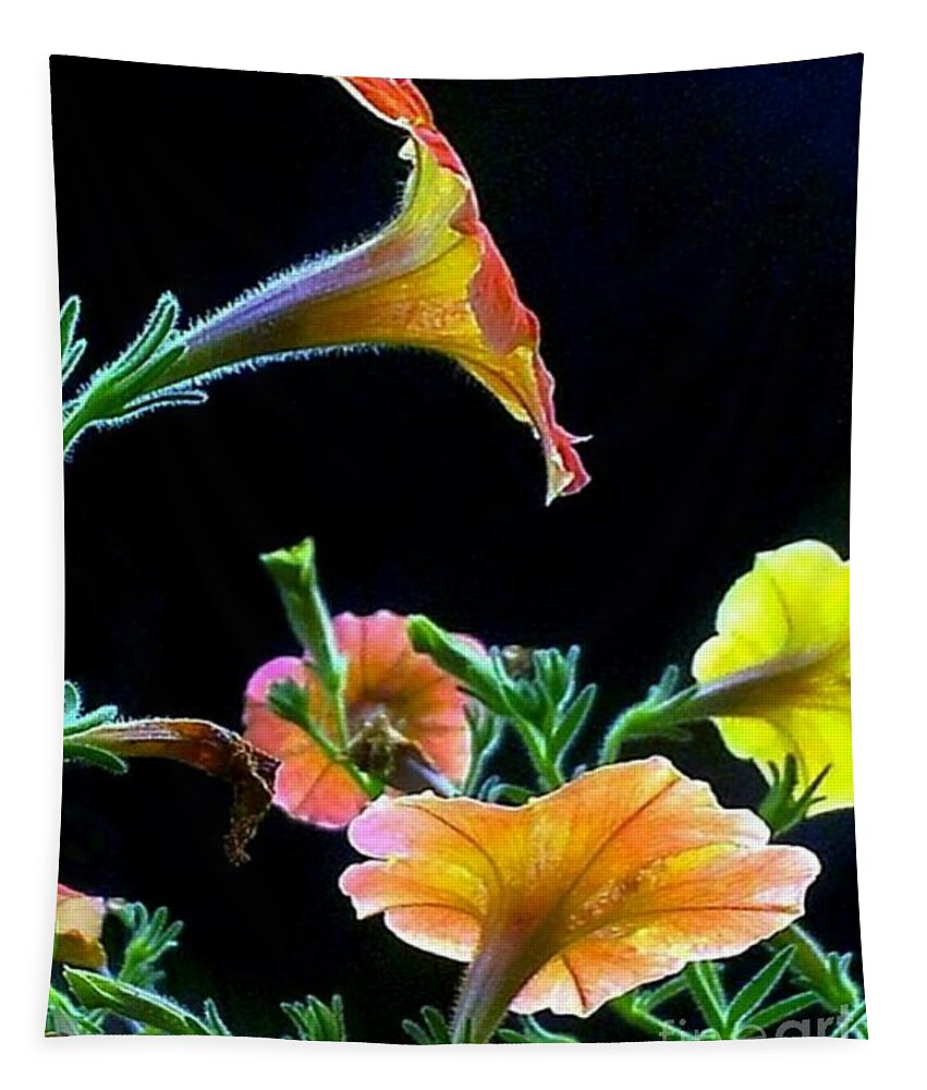 Flowers Tapestry featuring the photograph The Profile by Dani McEvoy