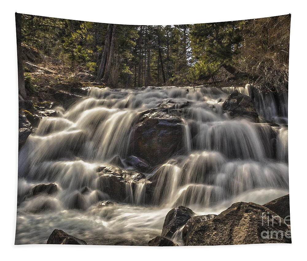 The River Of Time Tapestry featuring the photograph The River Of Time by Mitch Shindelbower