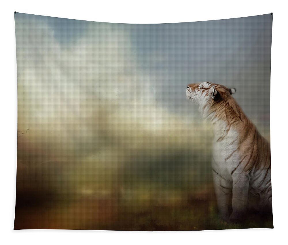 Jai Johnson Tapestry featuring the photograph The Scent Of The Storm by Jai Johnson