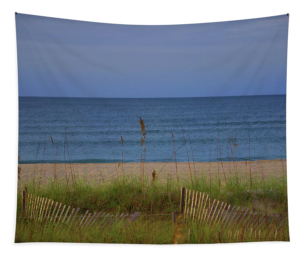 Sea Tapestry featuring the photograph The Sea Shore Line by Roberta Byram