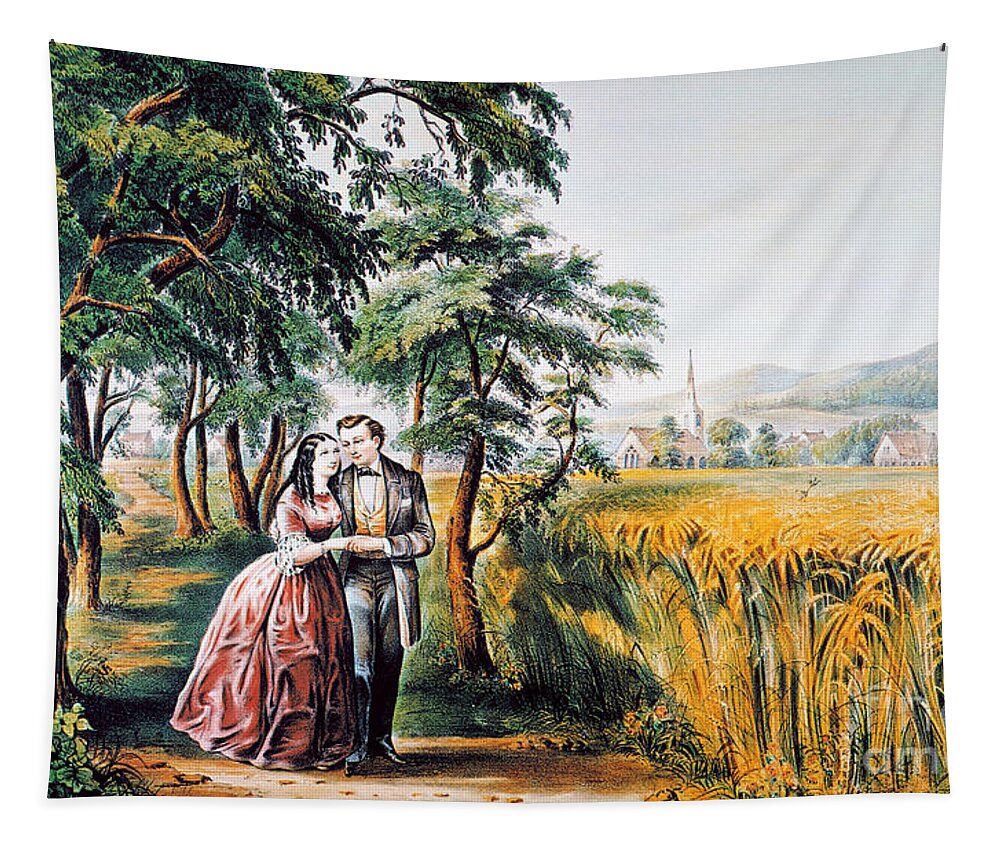 1868 Tapestry featuring the photograph The Season Of Love by Granger
