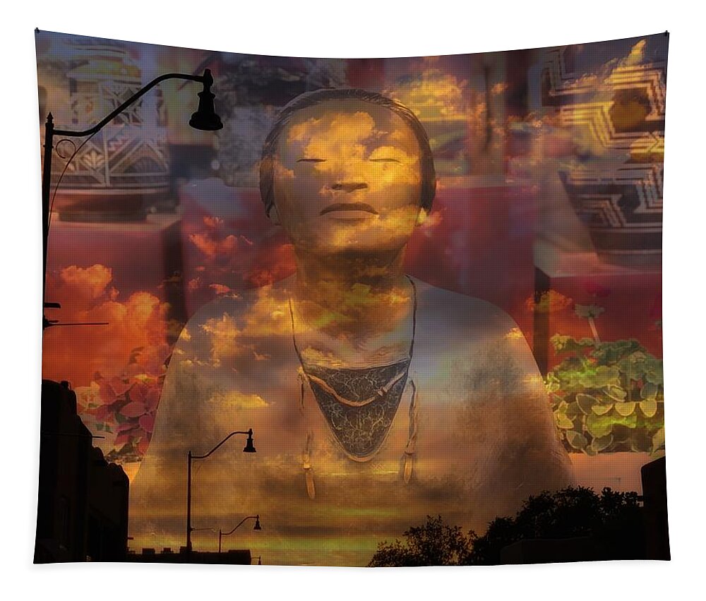 Santa Fe Tapestry featuring the photograph The Soul of Santa Fe by Frank Winters