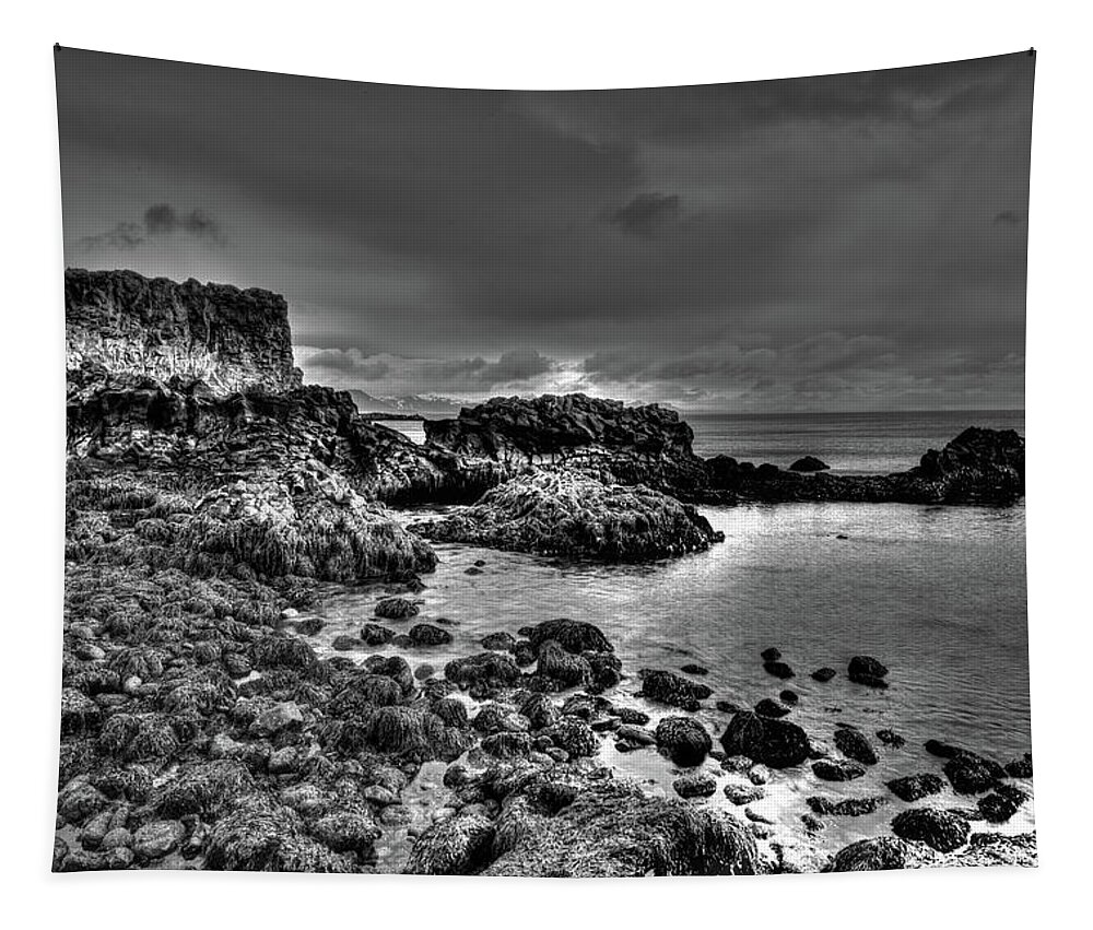 Europe Tapestry featuring the photograph The Tide Pools at Hellnar at low tid by Matt Swinden