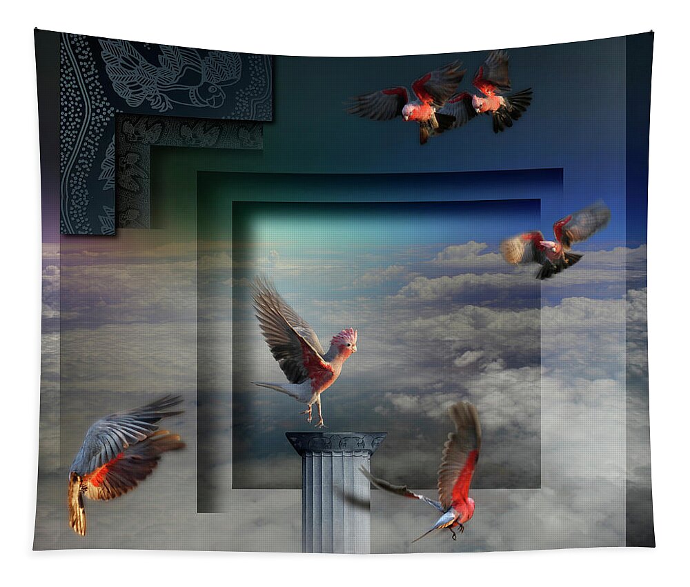 Digital Photo Art Tapestry featuring the digital art The treasure of play by Ian Anderson