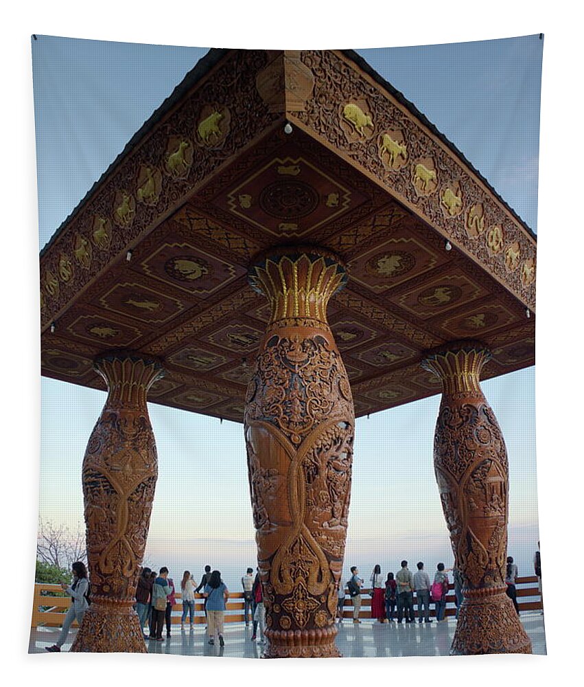 Thailand Tapestry featuring the photograph Three by Ivan Franklin