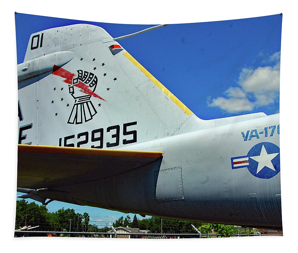 Aviation Tapestry featuring the photograph 'Thunderbolts' by John Schneider