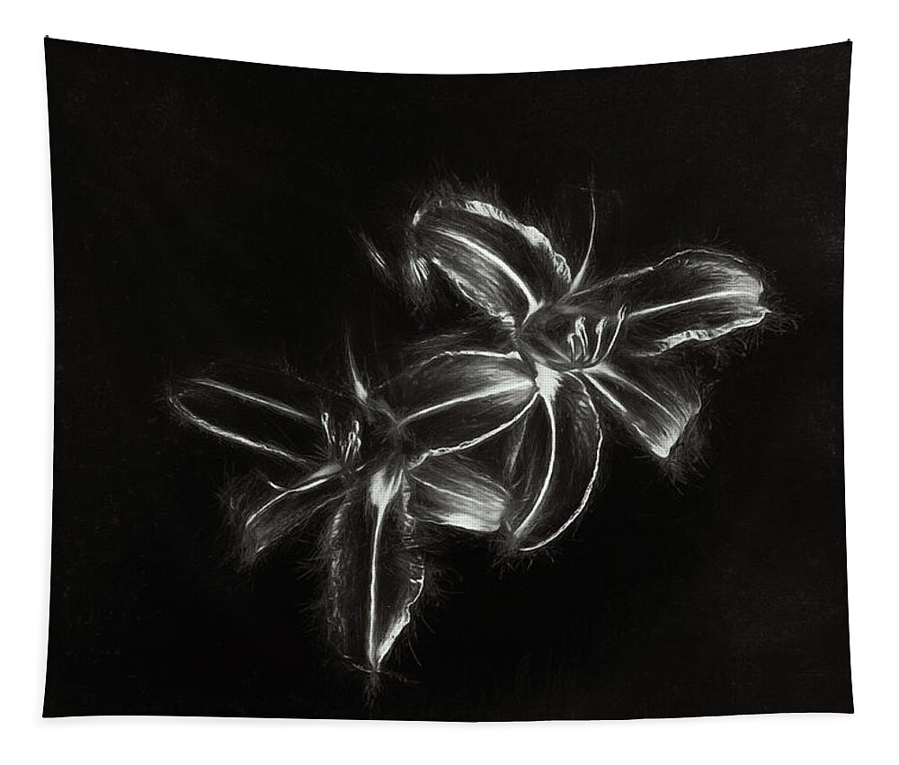 Flower Tapestry featuring the photograph Tiger Lilies by Scott Norris