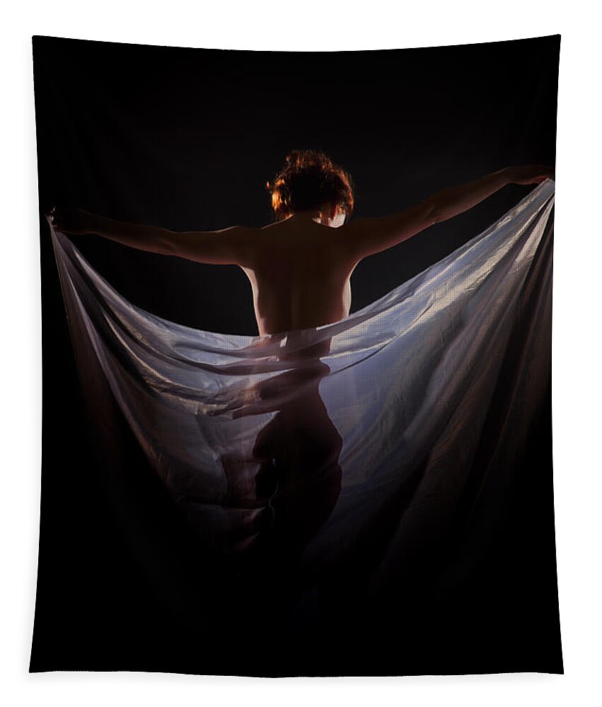 Nude Tapestry featuring the photograph Tight Hide by Vitaly Vachrushev