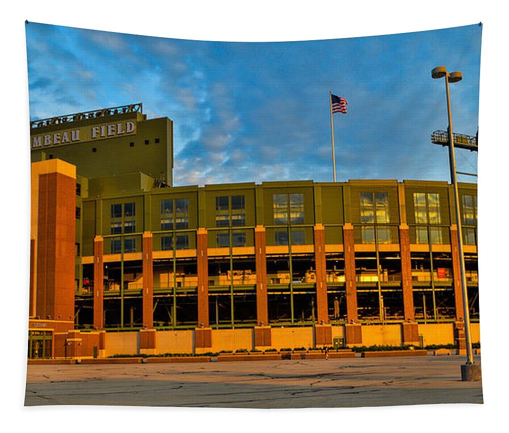 Title Town Tapestry featuring the photograph Title Town Stadium by Tommy Anderson