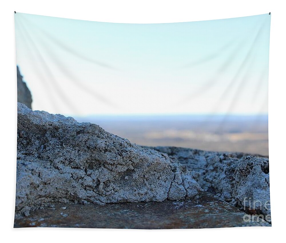 Stone Tapestry featuring the photograph To the Horizon by Christopher Lotito