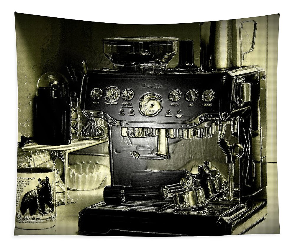 Espresso Tapestry featuring the photograph Top O' The Morn' To Ya by Jeanette C Landstrom