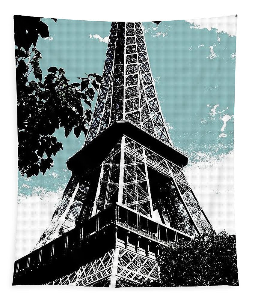 Europe Tapestry featuring the photograph Tour Eiffel by Juergen Weiss