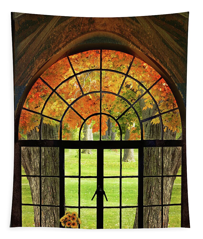 Fall Tapestry featuring the photograph Transition by John Anderson