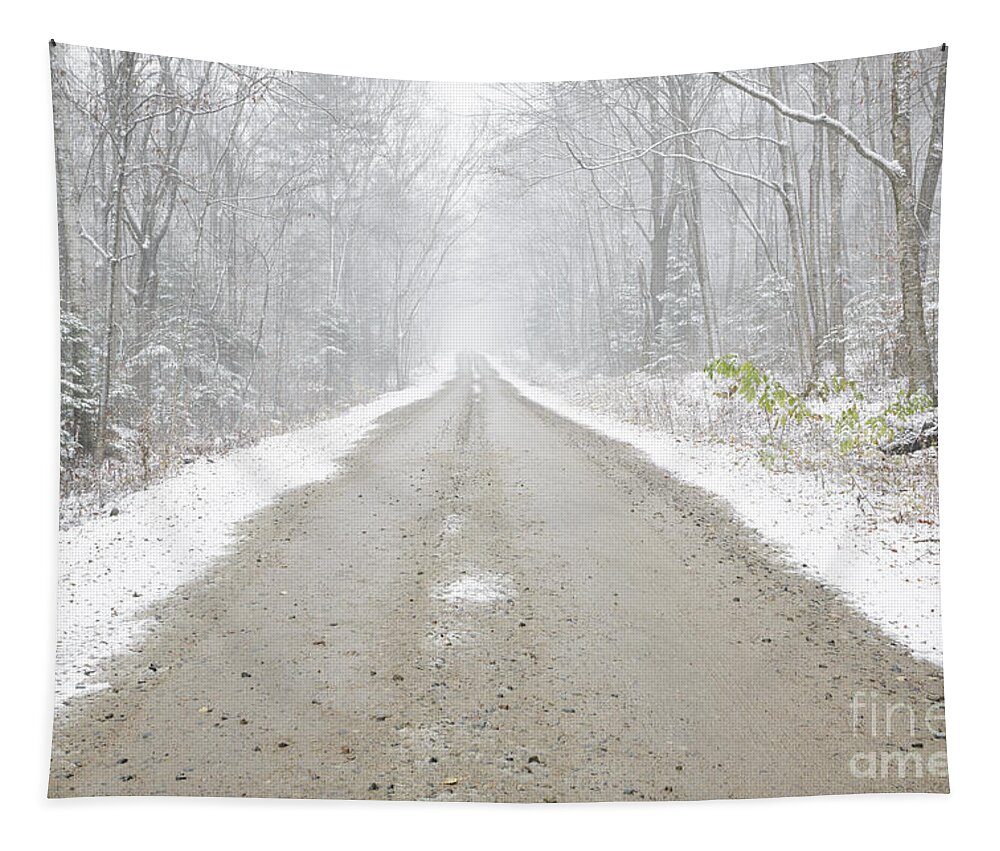 Tripoli Road Tapestry featuring the photograph Tripoli Road - White Mountains New Hampshire USA by Erin Paul Donovan