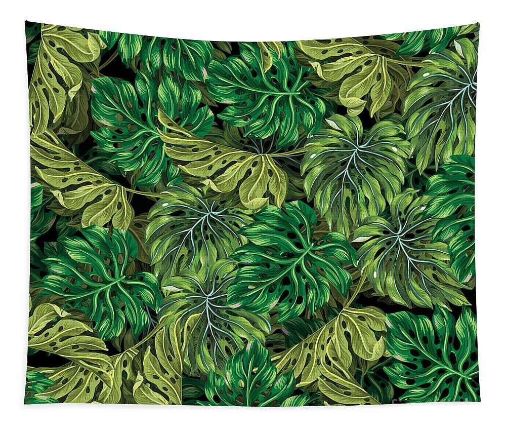 Summer Tapestry featuring the photograph Tropical Haven 2 by Mark Ashkenazi