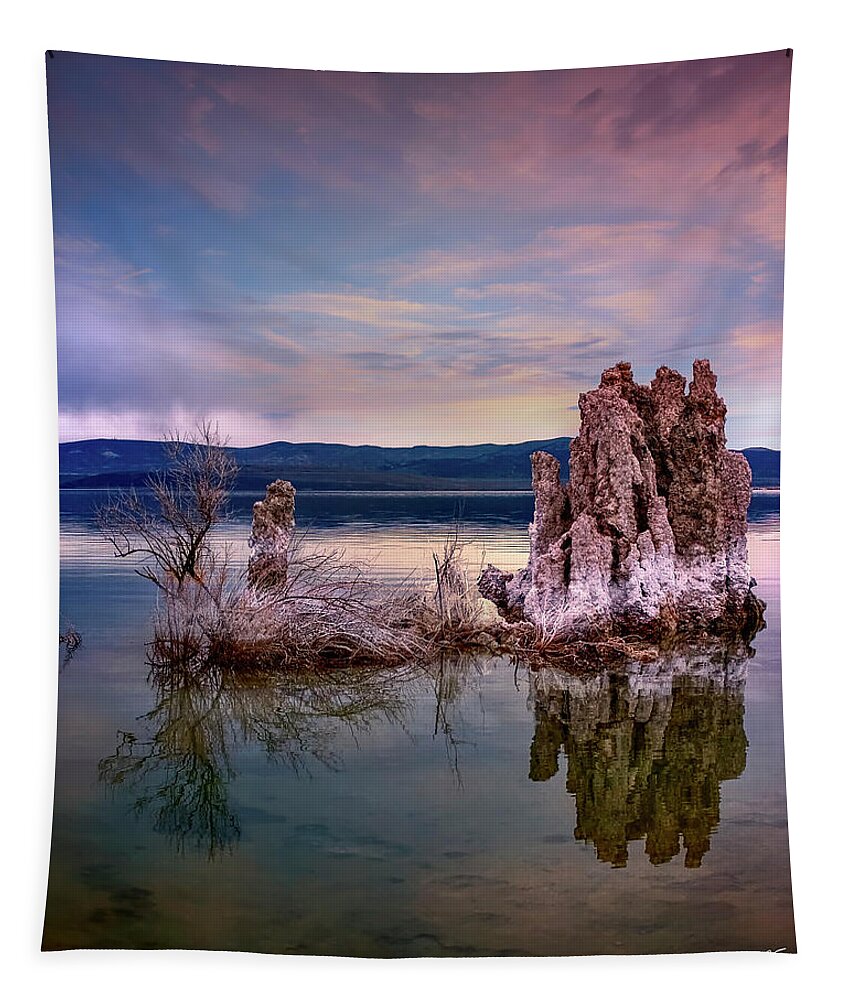 Endre Tapestry featuring the photograph Tufa 5 by Endre Balogh