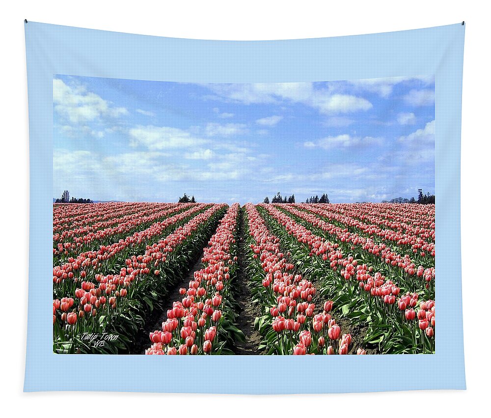 Agriculture Tapestry featuring the photograph Tulip Town 12 by Will Borden