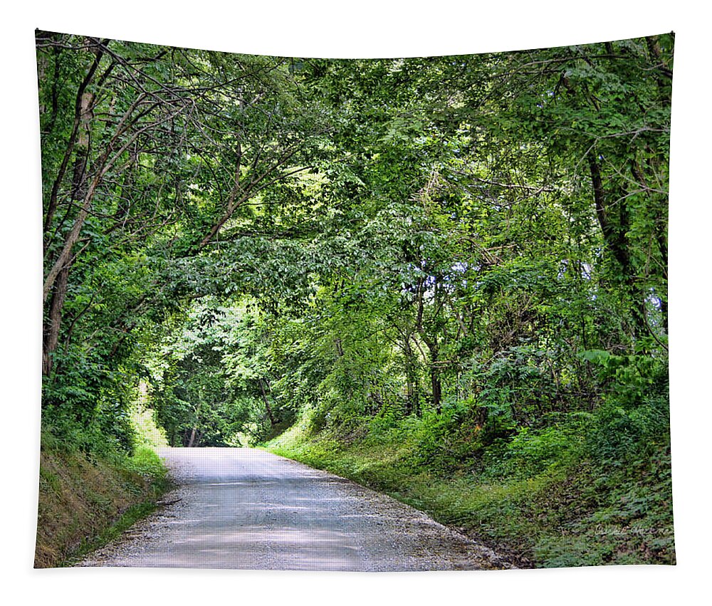 Tree Tapestry featuring the photograph Tunnel of Trees by Cricket Hackmann