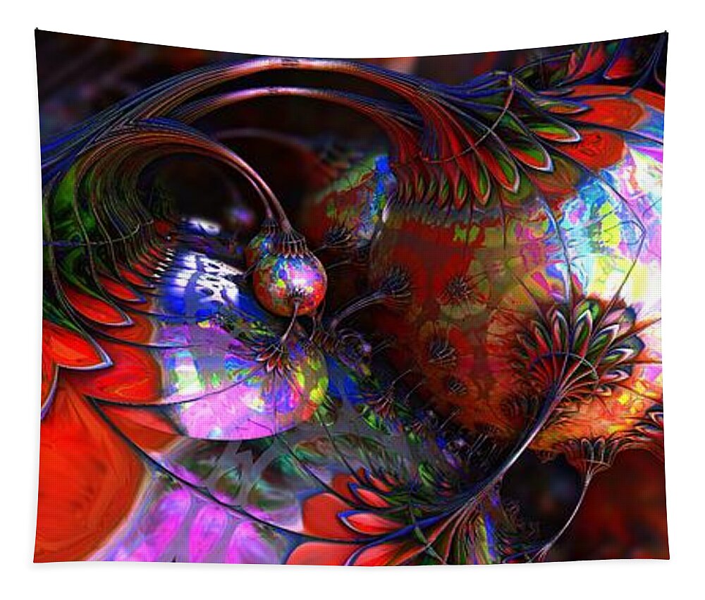 Fractal Tapestry featuring the digital art Tuns of Paint by Jon Munson II