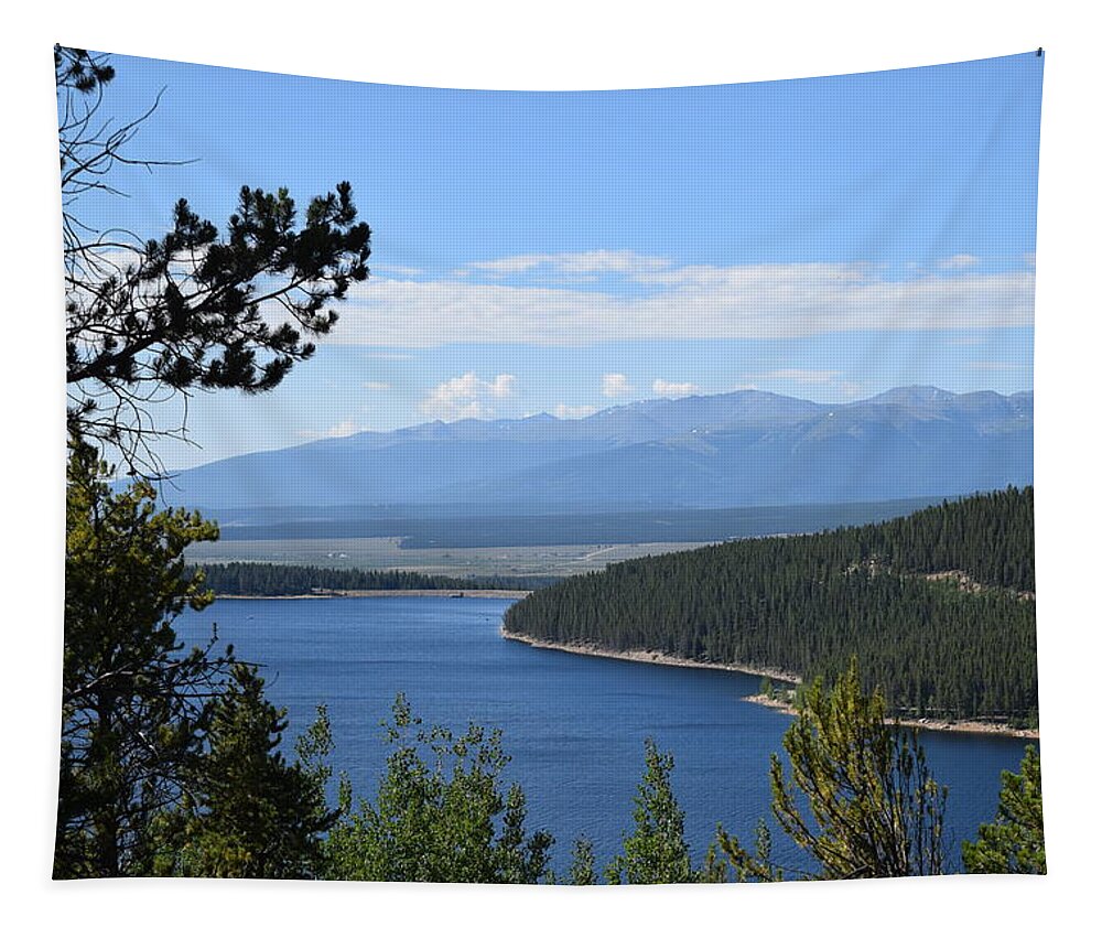 Turquoise_lake Tapestry featuring the photograph Turquoise Lake Leadville CO by Margarethe Binkley